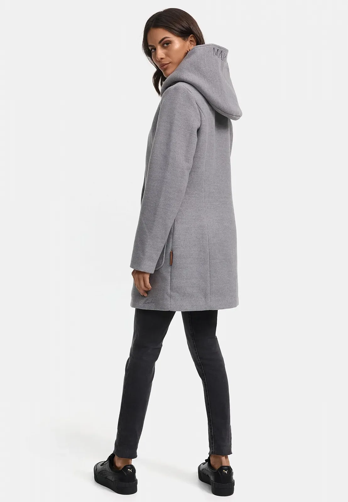 Шерстяное пальто Maikoo Женское, Теплое тренчкот с капюшоном, фото №9 Шерстяное пальто Maikoo Женское, Теплое тренчкот с капюшоном, фото №9