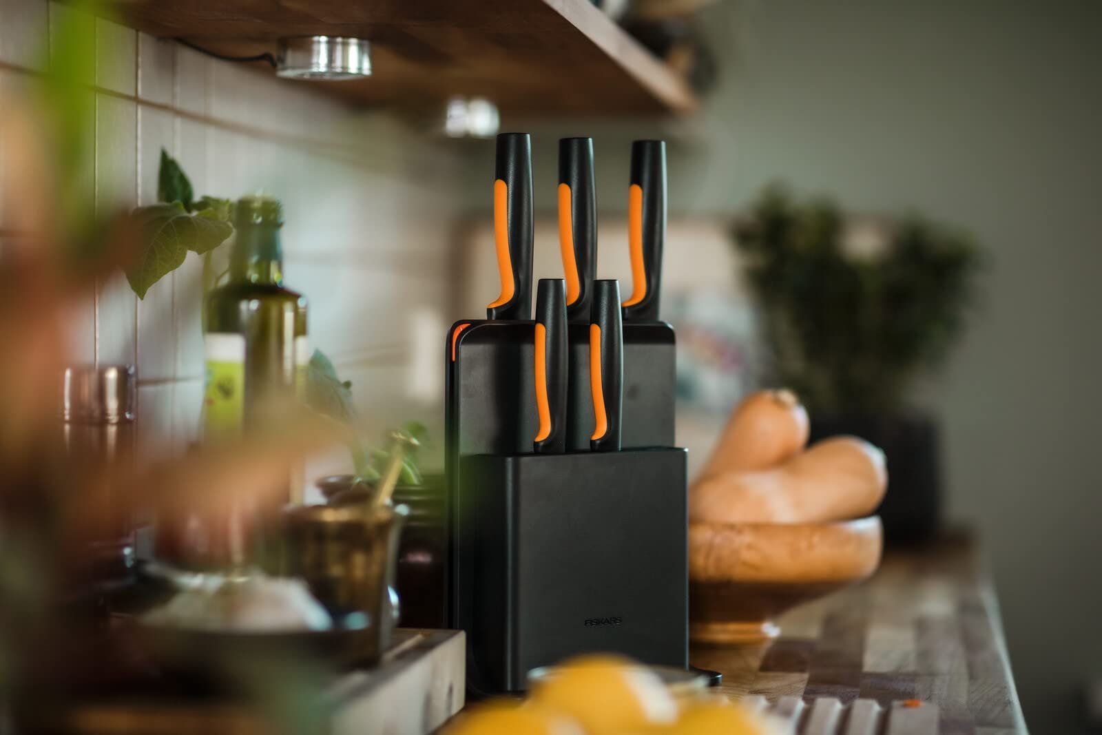 Набор ножей Fiskars Functional Form, 5 шт, черный, фото №5