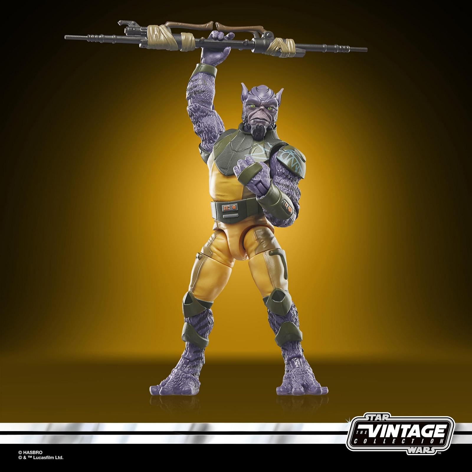 Екшн-фігурка Star Wars The Vintage Collection Garazeb "Zeb" Orrelios Deluxe Rebels, масштаб 9,5 см, фото №6