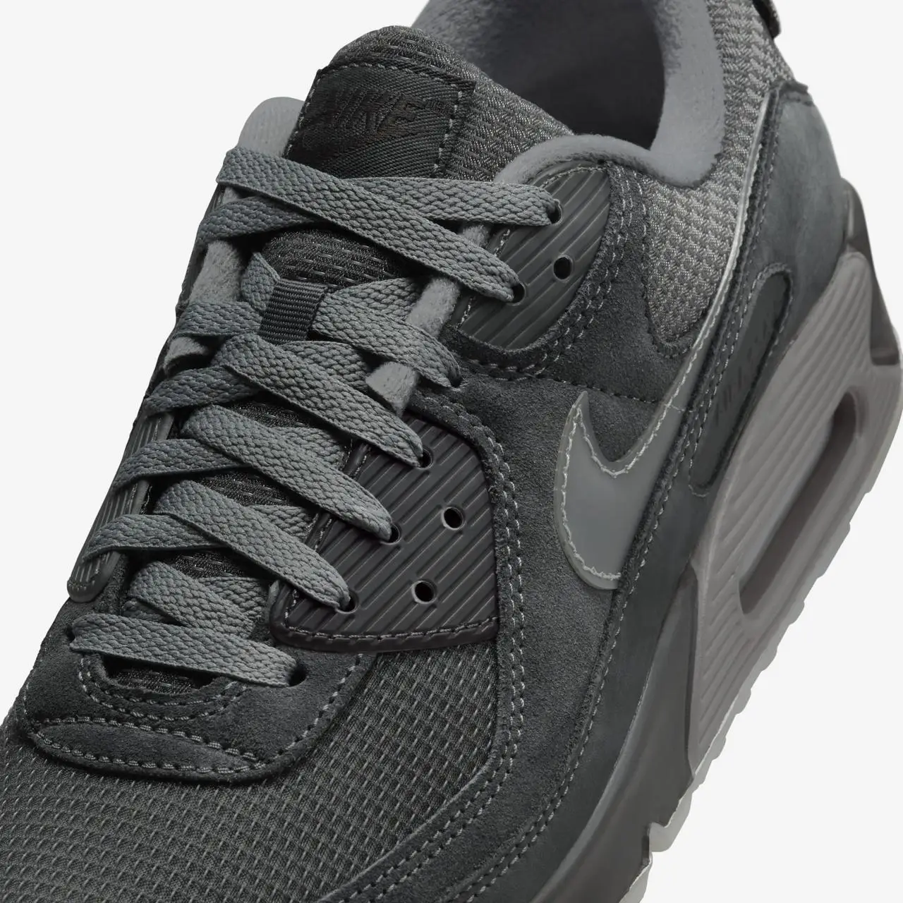 Кроссовки Nike Air Max 90 Anthracite / Light Smoke Grey / Black Размер 41, фото №5