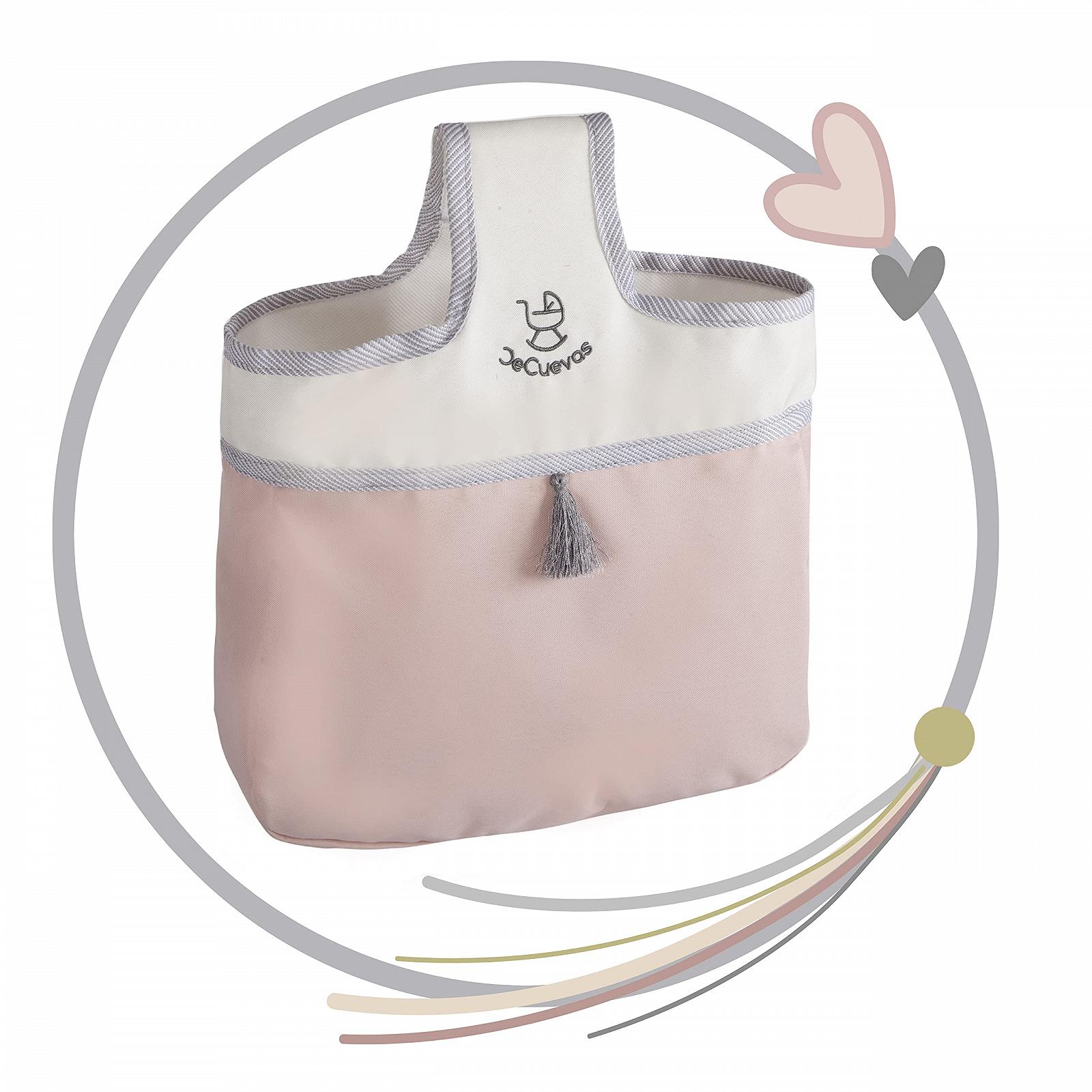 Коляска DeCuevas Funny Reborn 82086 Розовый Белый и Серый, фото №4 Коляска DeCuevas Funny Reborn 82086 Розовый Белый и Серый, фото №4