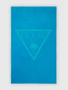 Синій пляжний рушник Guess 178х100 см synthetic.ua - Фото 1