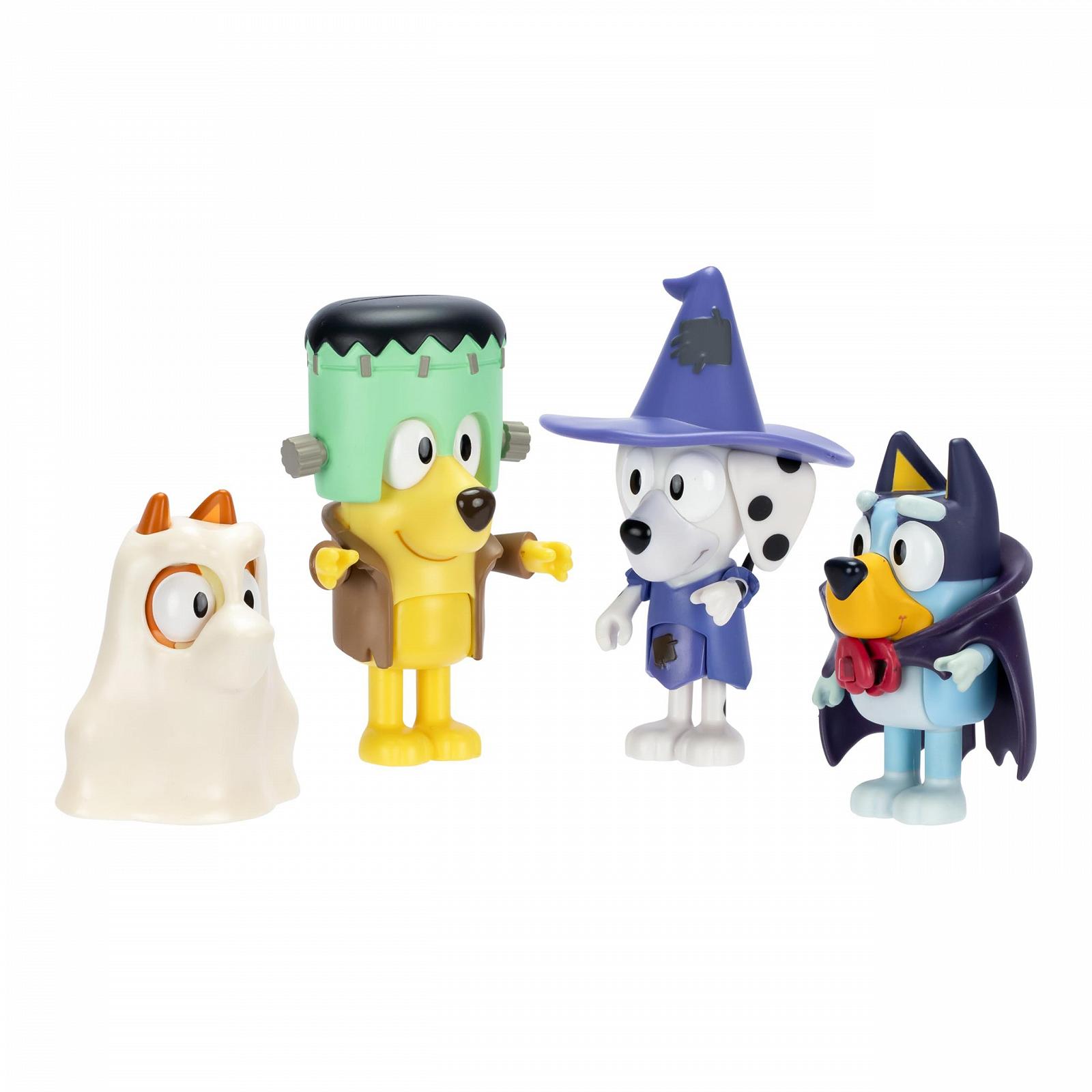 Фігурки BlueY Бінго, Хлоя та Лакі на Хелловін, 4 шт., 6,35 см, з аксесуарами, фото №6