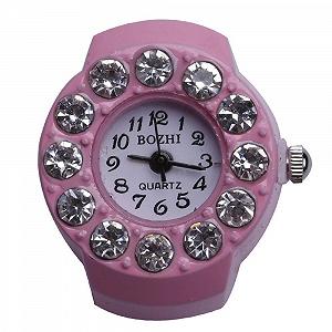 Женские часы Креативный эластичный циферблат Часы с регулировкой Кварцевые стальные кварцевые часы Палец synthetic.ua - Фото 1