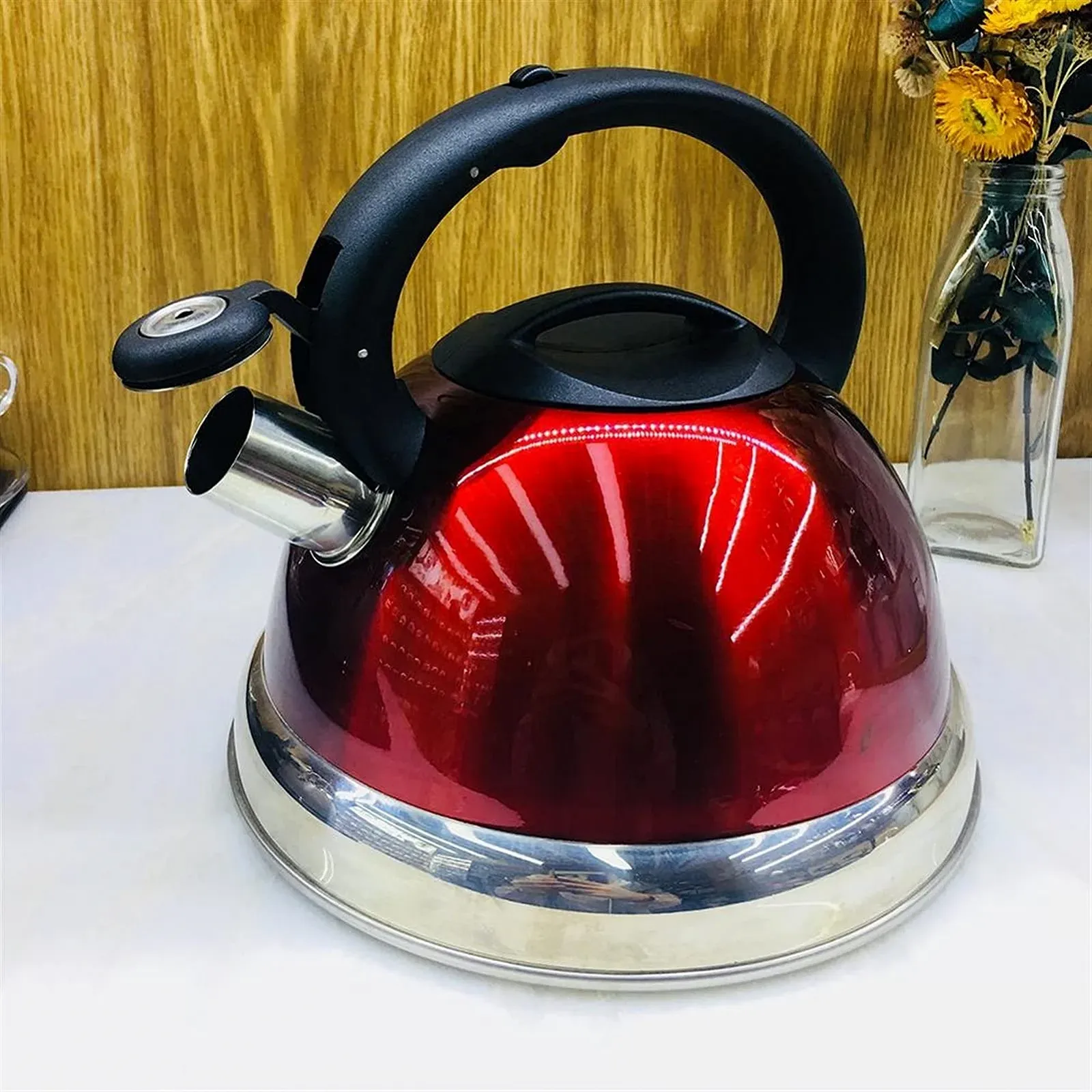 Чайник 3л Нержавіюча сталь для плити для всіх джерел тепла, фото №4 Чайник 3л Нержавіюча сталь для плити для всіх джерел тепла, фото №4