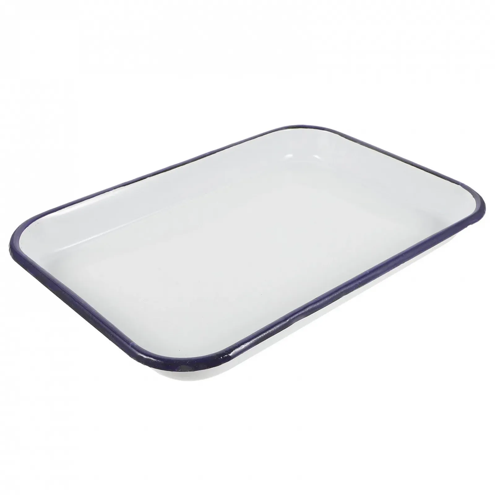 Деко емальовані GALPADA Набір з 3 шт. квадратні з антипригарним покриттям білі, фото №5