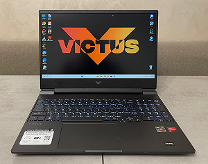 Ноутбук HP Victus 15 15z-fb100, 15,6" IPS 144Hz, AMD Ryzen 5 7535HS, 16GB, 512GB SSD, AMD Radeon RX 6550M 4GB - Фото 1