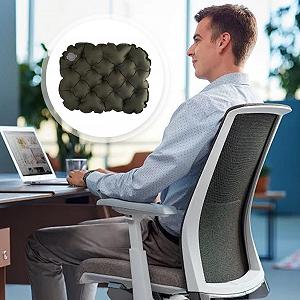 Подушка Generic Inflatable Seat Cushion Travel Cushion Portable Air Cushion Seat Waterproof для Bleach Outdoor Camping synthetic.ua - Фото 1