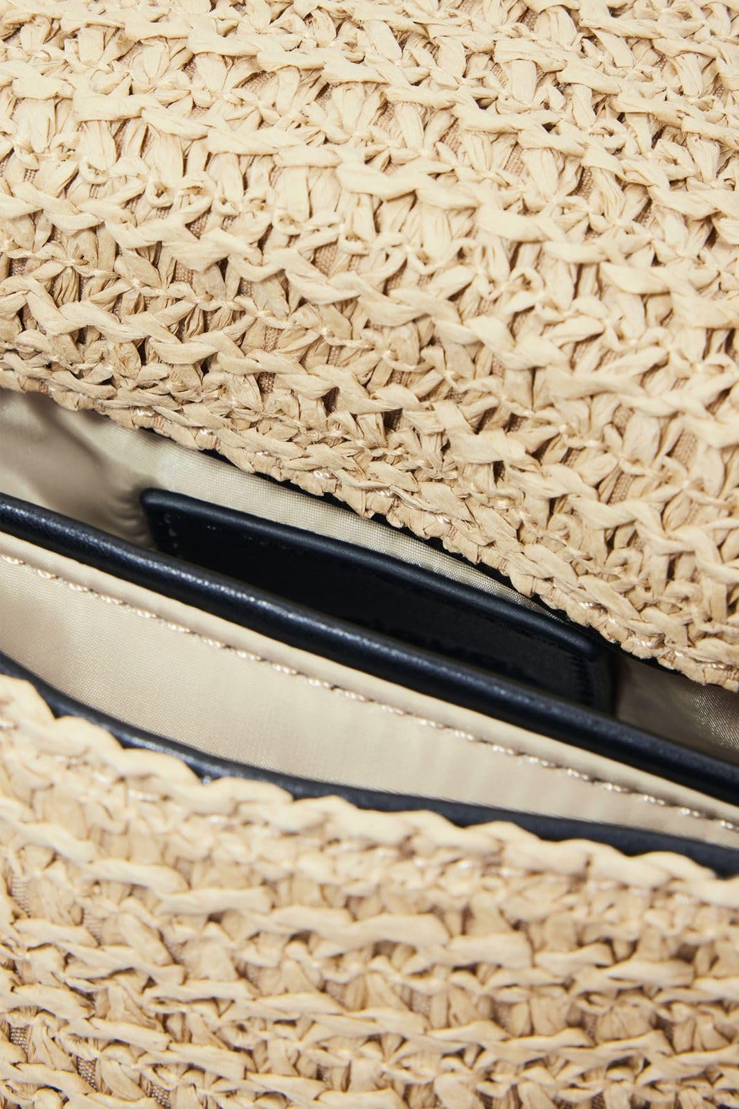 Сумка-кошелек Desigual Mone Logo Raffia Phone Bag Natural, фото №4
