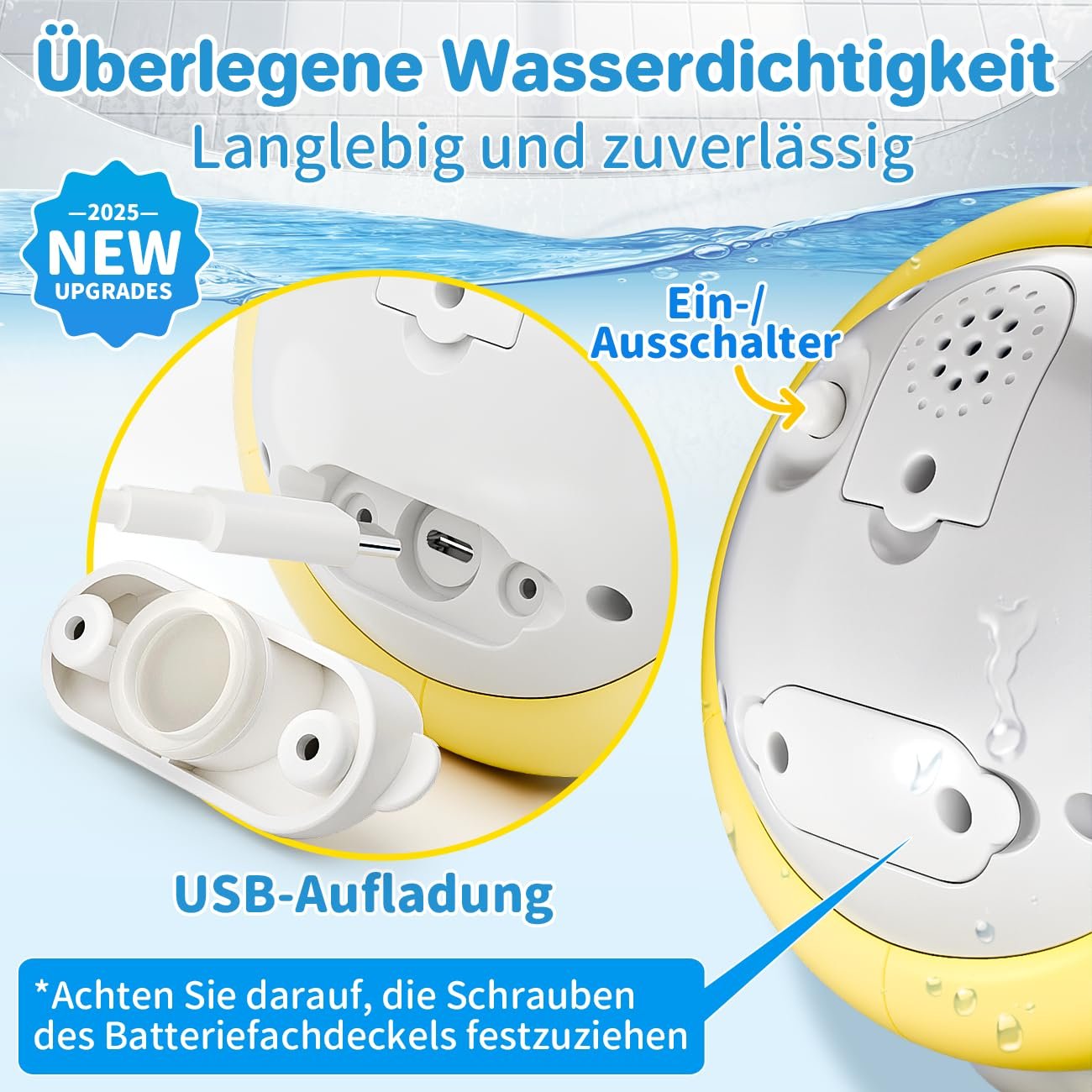 Игрушка для ванны Светящийся кашалот для купания, фото №3