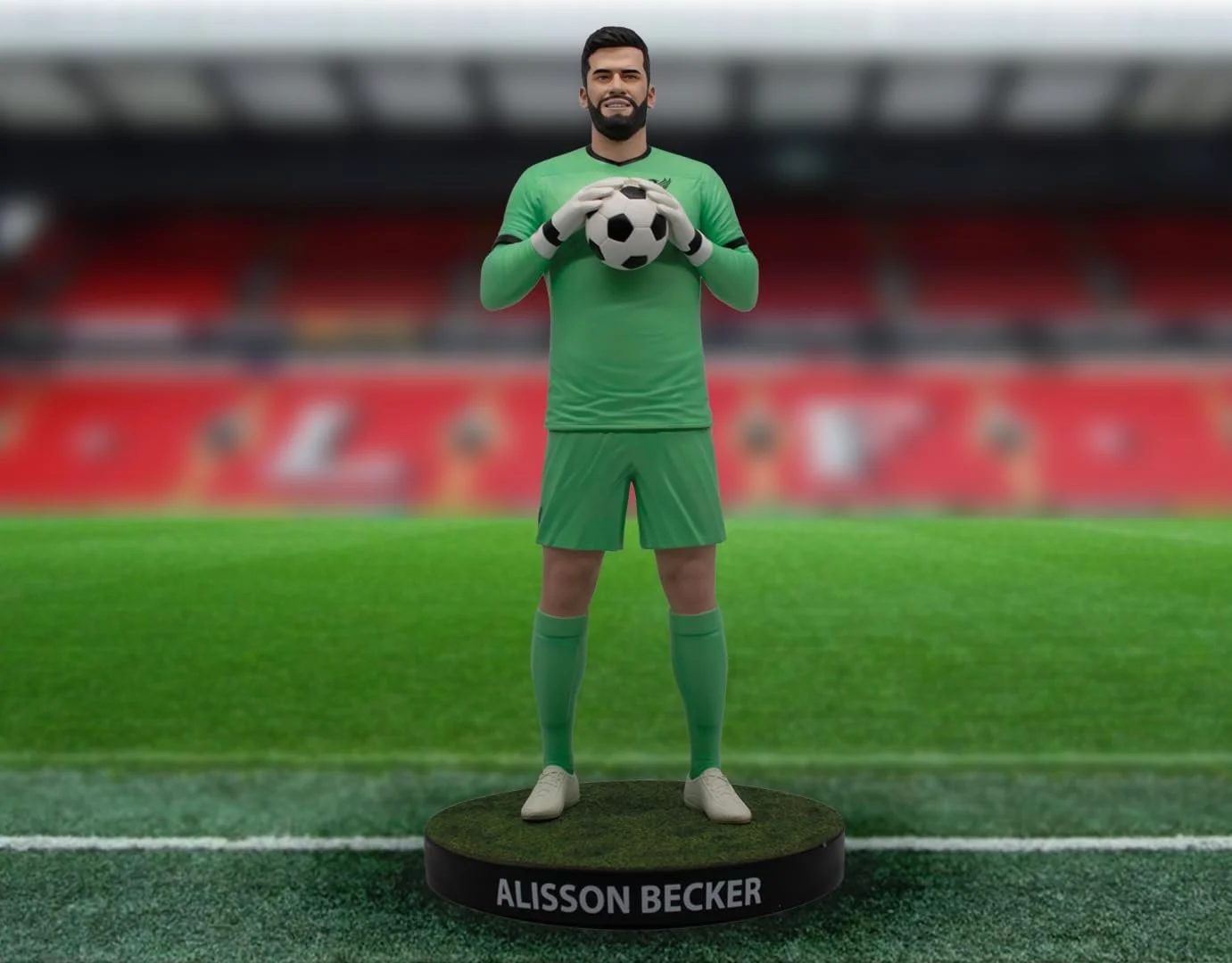 Статуетка Football's Finest Liverpool FC Alisson Becker 60 см, фото №2