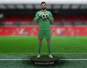 Статуетка Football's Finest Liverpool FC Alisson Becker 60 см synthetic.ua - Фото 1
