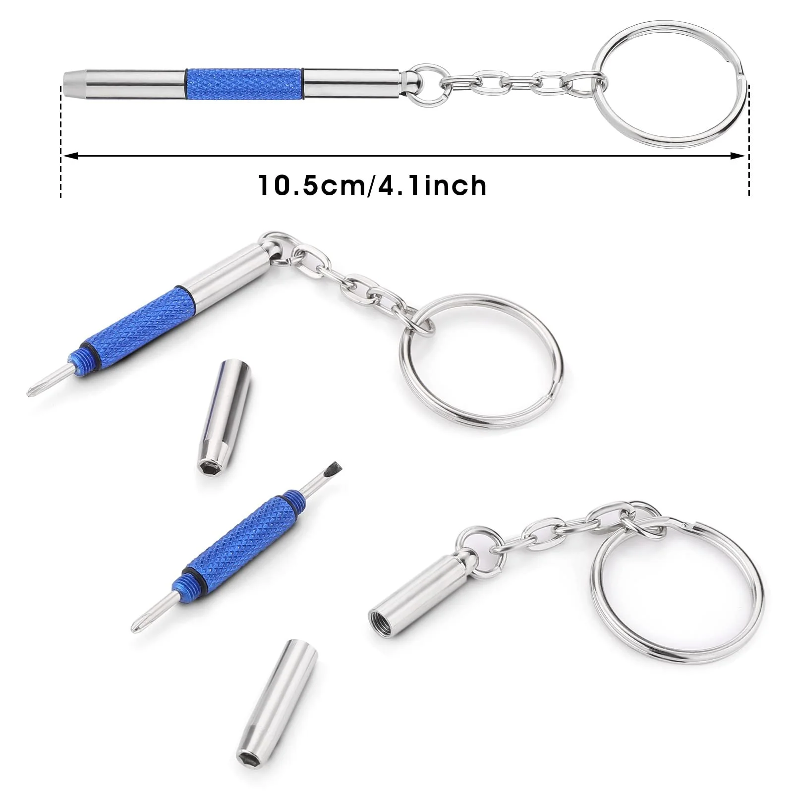 Викрутка Abeillo Mini Glasses 3 in 1 Stainless Steel 2 шт., фото №4