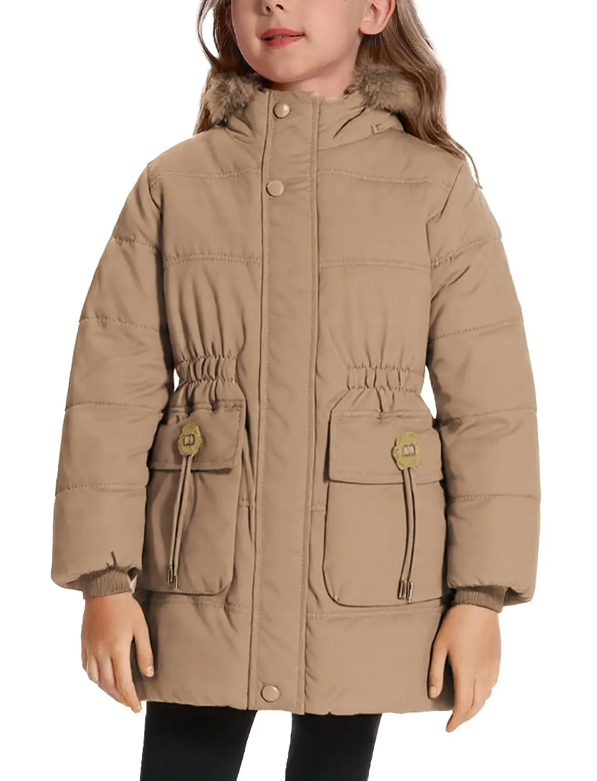 Зимове пальто SEAUR для дівчаток, зимова куртка, фото №1