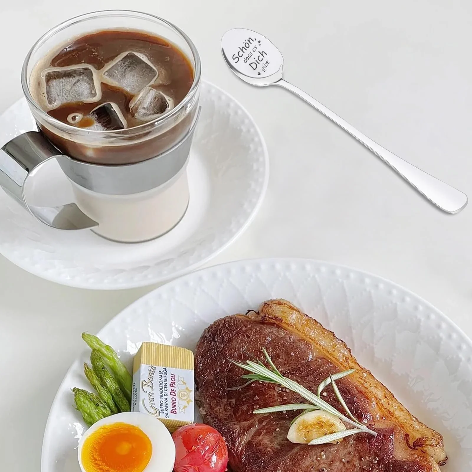 Набір кавових ложок з гравіюванням, фото №3