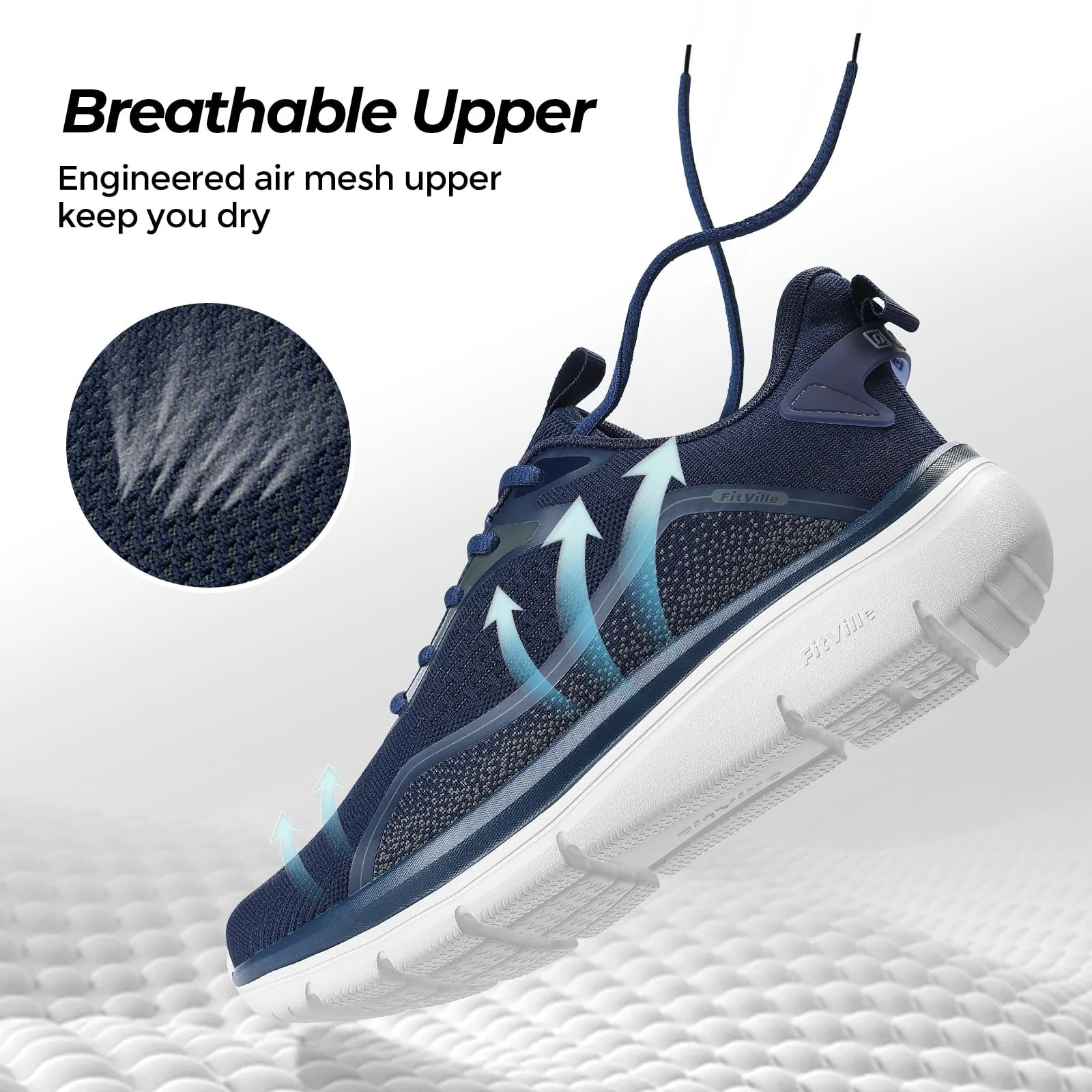 Кросівки FitVille Спортивні Легкі Нековзні, фото №2 Кросівки FitVille Спортивні Легкі Нековзні, фото №2