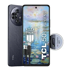 Смартфон TCL 50 NXTPAPER 5G 6.8 120 Гц 256 ГБ 16 ГБ RAM (8 ГБ + 8 ГБ Virtual RAM) Triple Camera 108 Mpx Android 14 5010 мАч Black + кабель USB Type-C - Фото 1