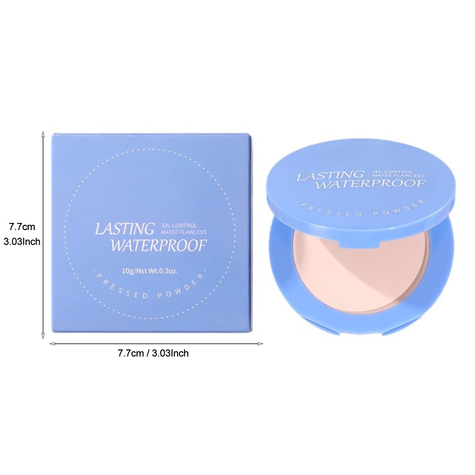 Пудра пресована Matte Perfection Pressed Powder, матуюча, для контролю жирності, тон 01 IVORY, фото №6