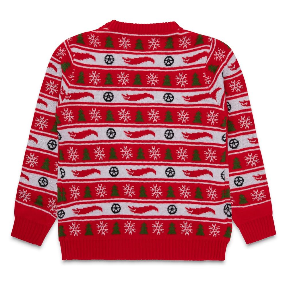 Джемпер Hot Wheels Різдвяний для хлопчиків, В'язаний акриловий джемпер, фото №4