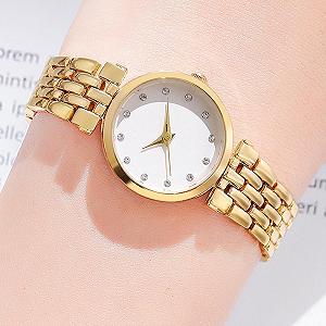 Жіночий годинник Findtime Золотий Водонепроникний synthetic.ua - Фото 1