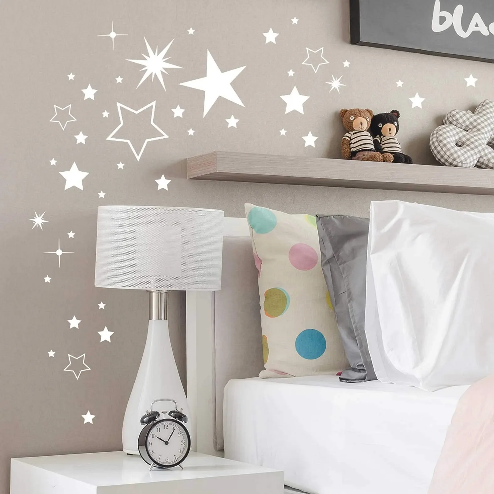 Наклейка на стену ilka parey Wandtattoo-welt® Star Set Stars M2030 180 штук, фото №1