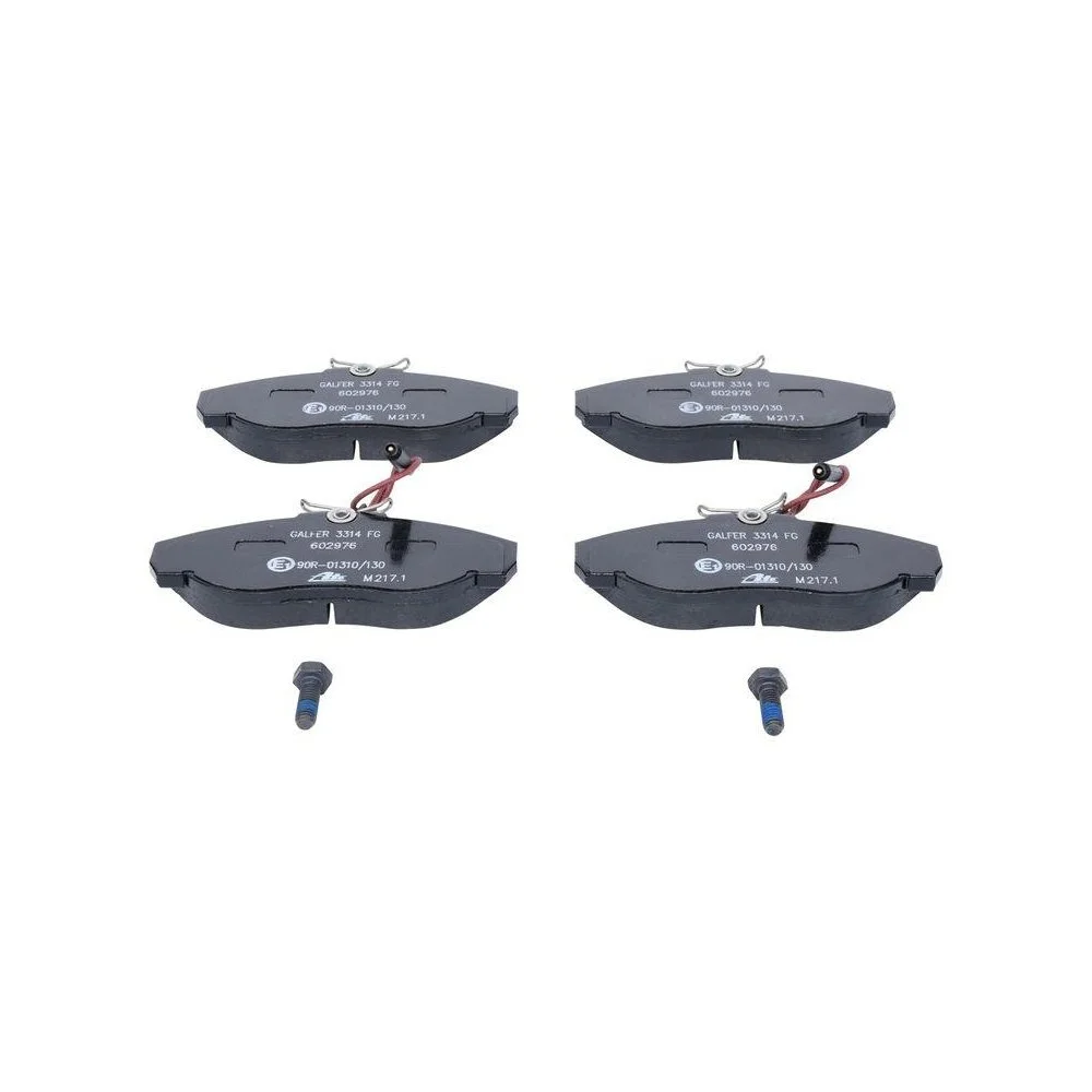 Комплект тормозных колодок, дисковый тормоз ATE 13.0460-2976.2 для CITROËN FIAT PEUGEOT, фото №1