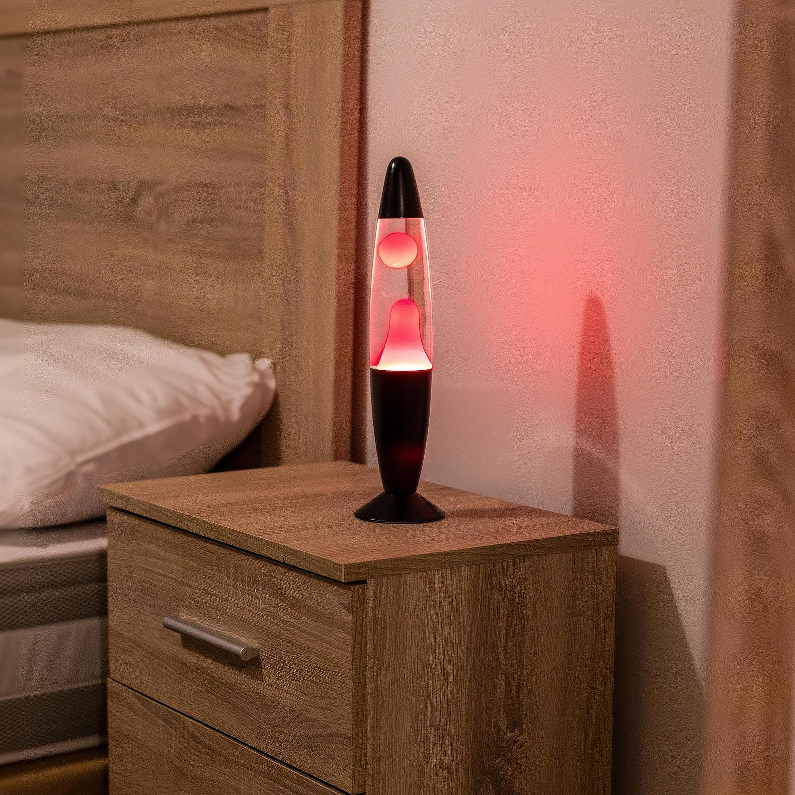 Лавова лампа GIFTMARKET ретро 34 x 8,5 см з 2 лампочками Червона, фото №5