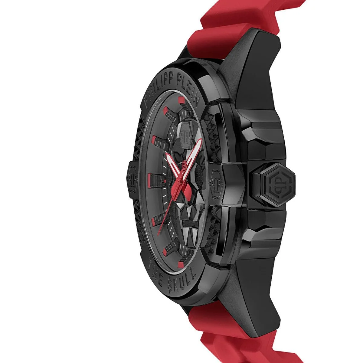 Часы Philipp Plein The $Kull Унисекс Аналоговые Кварцевые Силиконовые, Sw/Red - Pwaaa2424, Ремешок, фото №2 Часы Philipp Plein The $Kull Унисекс Аналоговые Кварцевые Силиконовые, Sw/Red - Pwaaa2424, Ремешок, фото №2