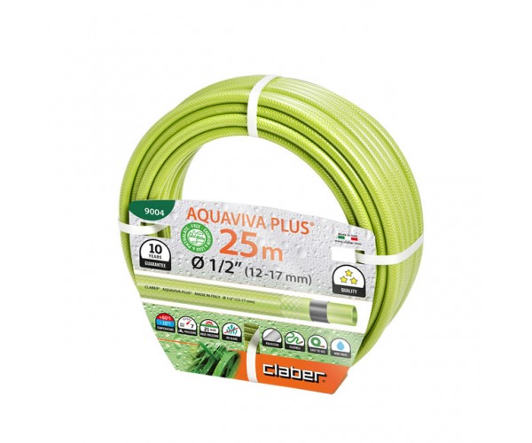 Шланг поливальний 1/2", 25м Aquaviva Plus салатовий, фото №1