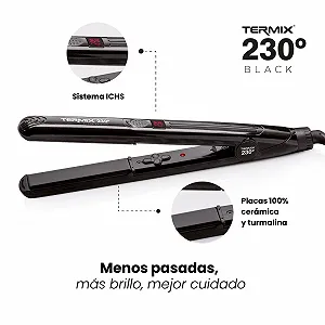 Выпрямитель для волос Termix 230º Black Edition керамический Черный synthetic.ua - Фото 1