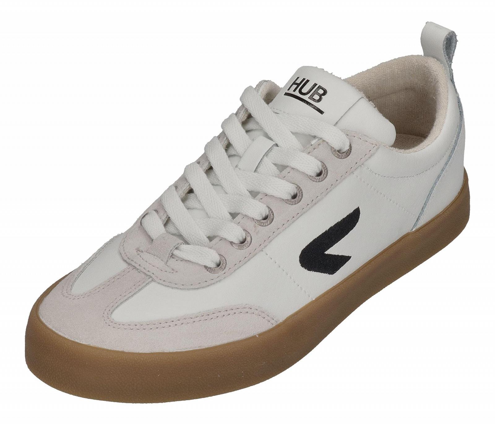 Кросівки HUB Footwear Miami Чоловічі Білий Чорний Gum, фото №1