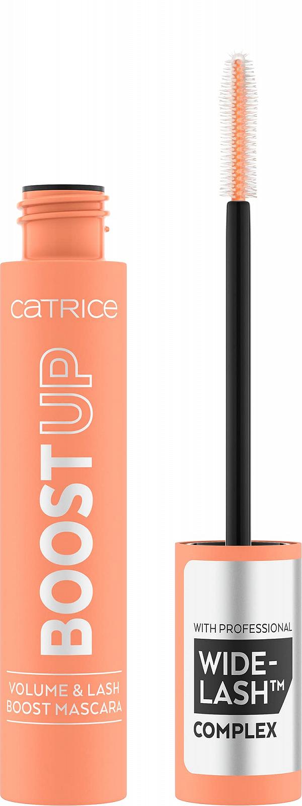 Туш для вій Catrice BOOST UP Volume & Lash Boost No. 010, об'ємна з оліями, сприяє росту вій, веган, чорний, фото №2