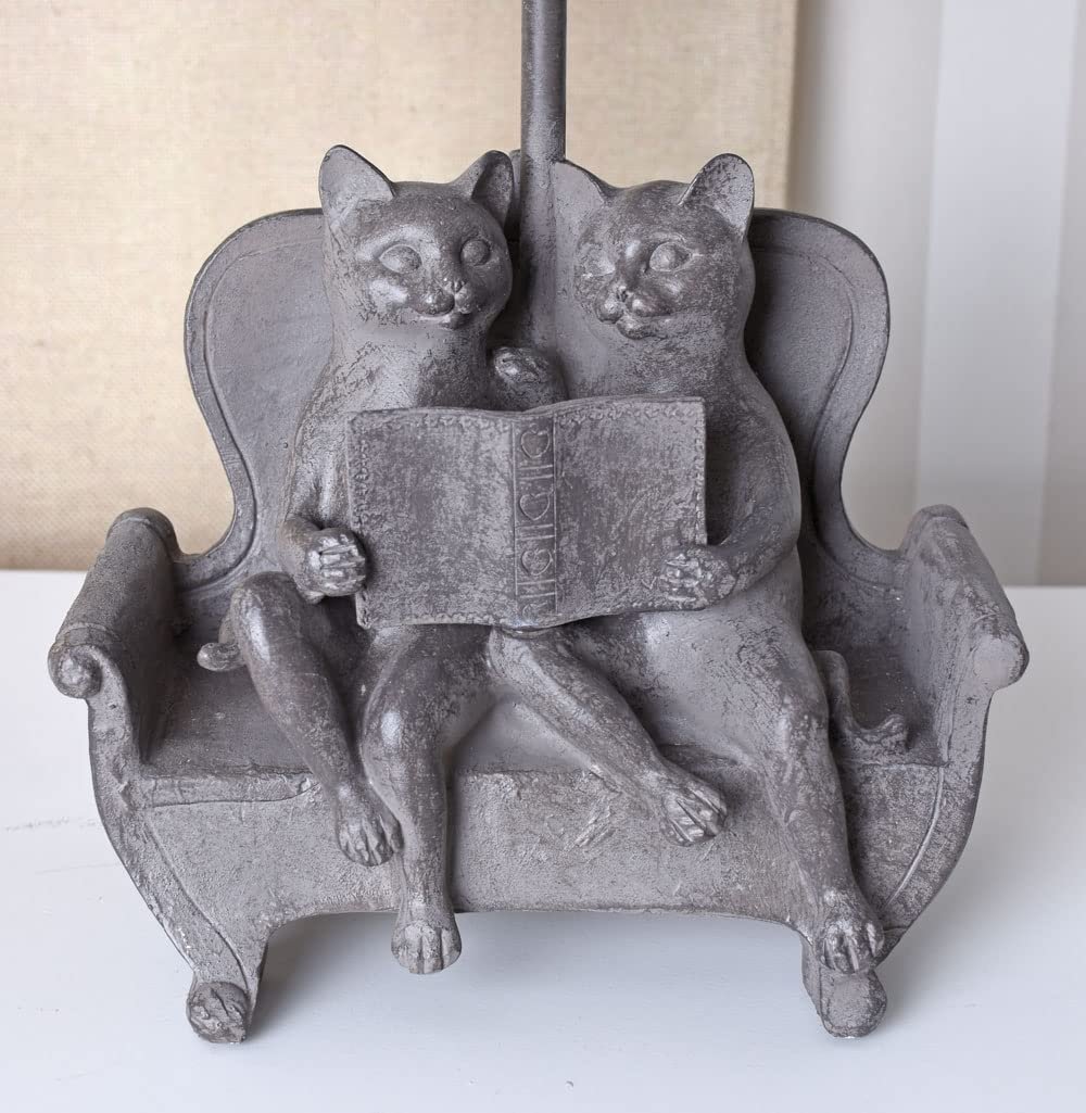 Настольная лампа PALAZZO INT Villa Romualdo Коты Винтаж Античный стиль E27 43 см, фото №5