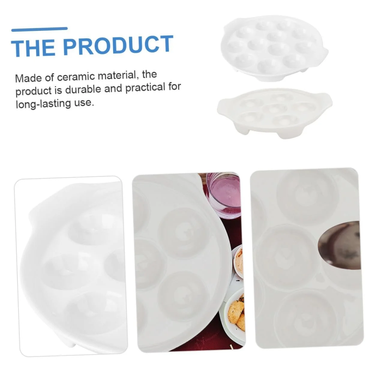 Форма для запікання равликів SOLUSTRE керамічна з ручками 2 шт., фото №7