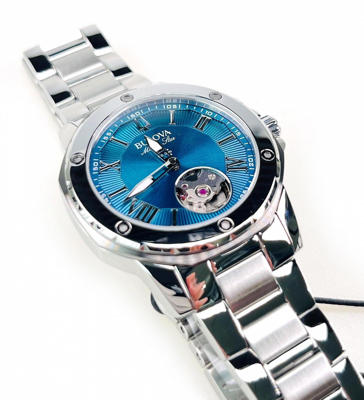 Автоматичний Годинник Bulova Modern 98L317, сріблястий, фото №6 Автоматичний Годинник Bulova Modern 98L317, сріблястий, фото №6