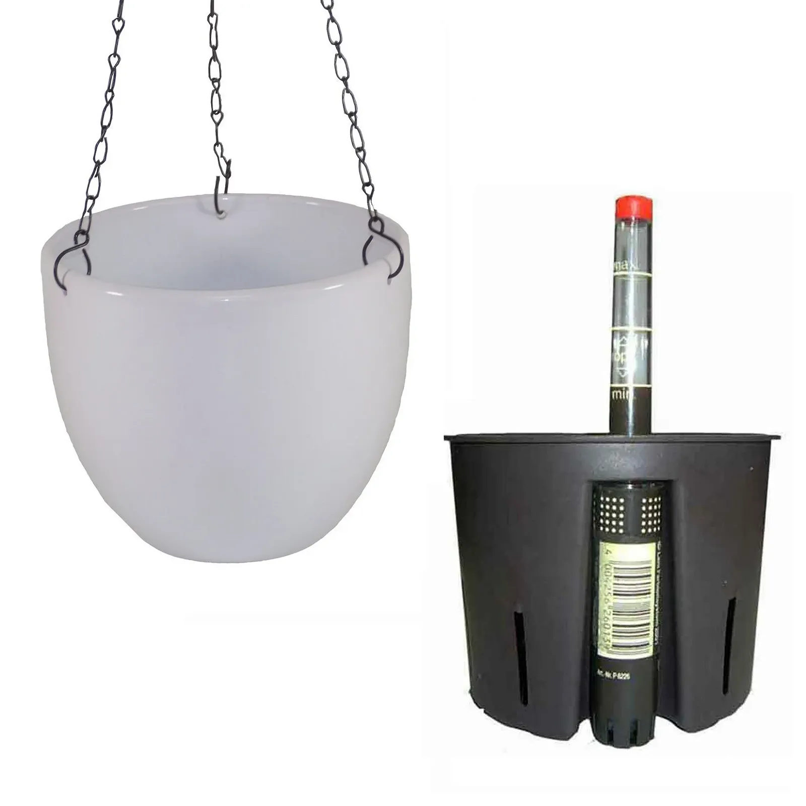 Набор подвесных корзин Venus 13/12 Керамические 17.5 см Белый, фото №1 Набор подвесных корзин Venus 13/12 Керамические 17.5 см Белый, фото №1