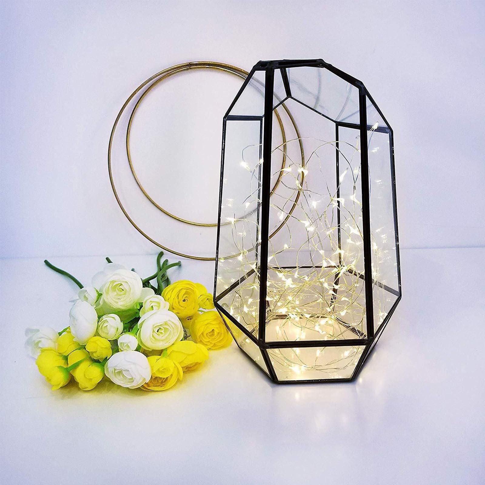 Гірлянда ENLACE, 3 шт., світлодіодна, на батарейках, 3 м, 30 LED, з мідного дроту, теплий білий, фото №4