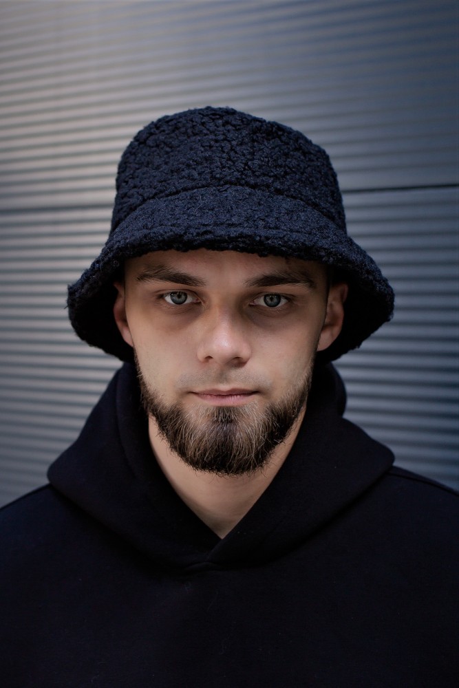 Утеплена Панамка Without Kalush Black, фото №3 Утеплена Панамка Without Kalush Black, фото №3