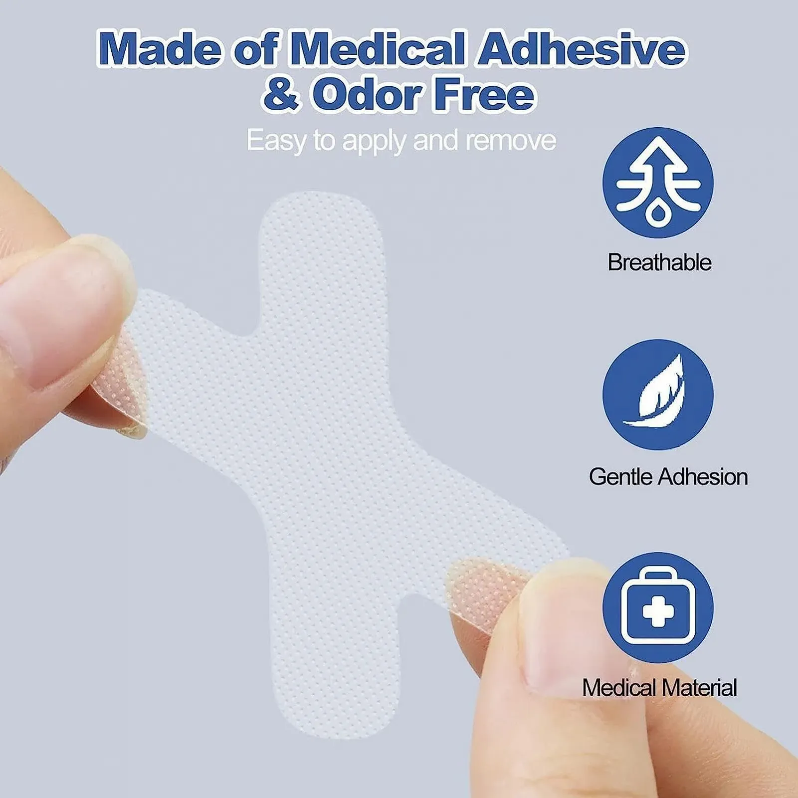 Полоски для сна полости рта (30 шт.) Средства против храпа, полоски для сна, X-образная, фото №4