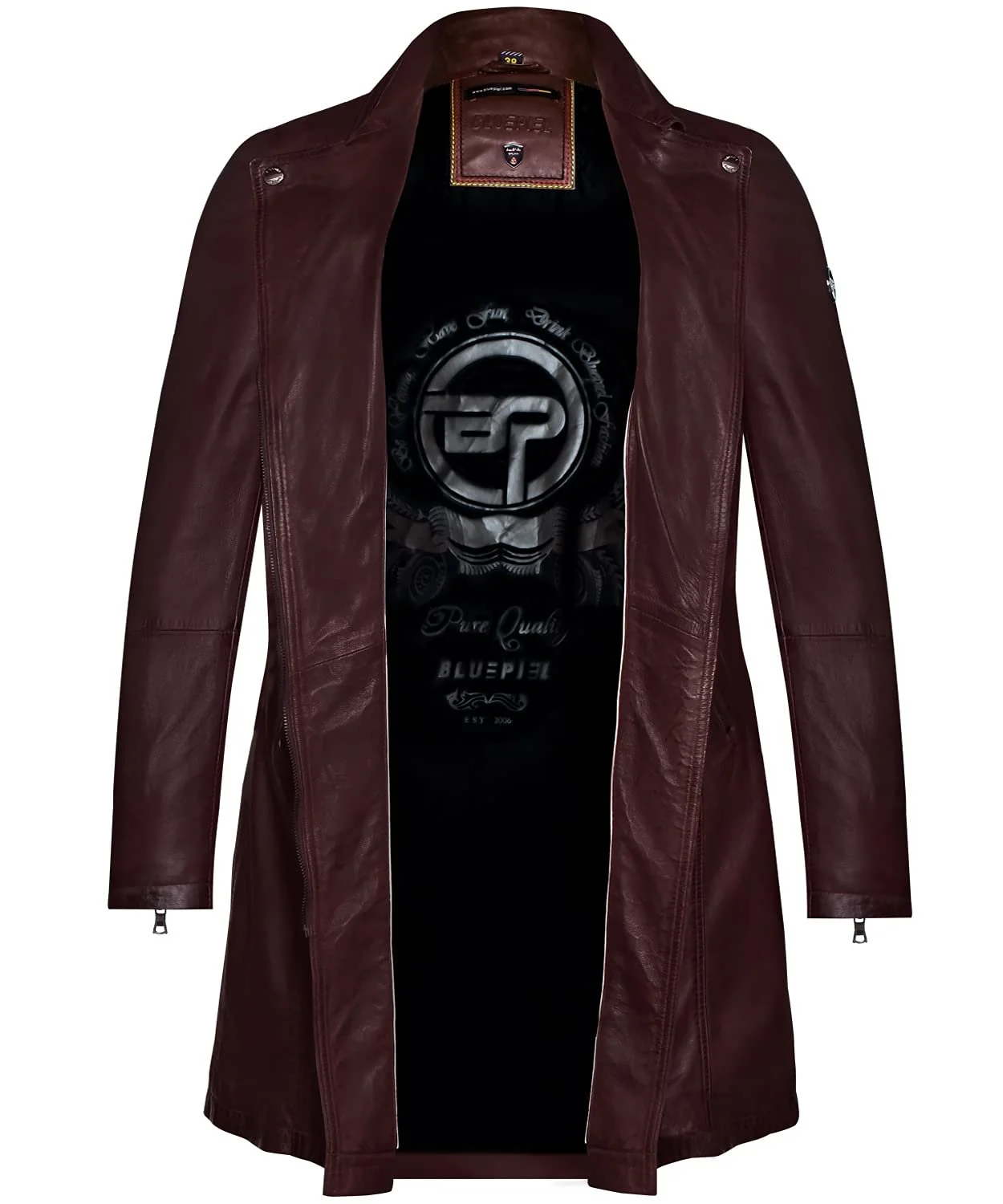 Кожаное пальто Bluepiel Vera Женское, фото №7 Кожаное пальто Bluepiel Vera Женское, фото №7