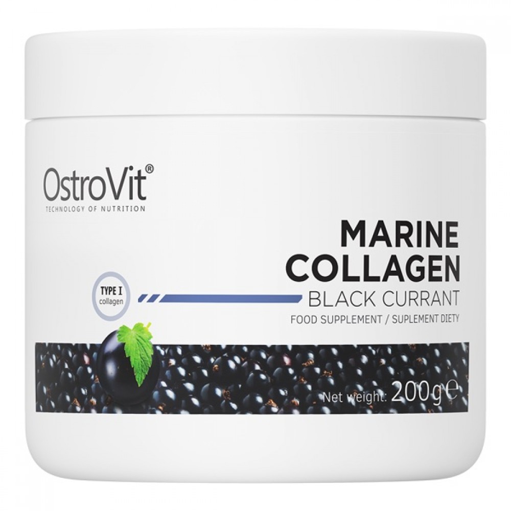 Хондропротектор для спорта OstroVit Collagen And Vitamin C 200 g 20 servings Black Currant, фото №1 Хондропротектор для спорта OstroVit Collagen And Vitamin C 200 g 20 servings Black Currant, фото №1