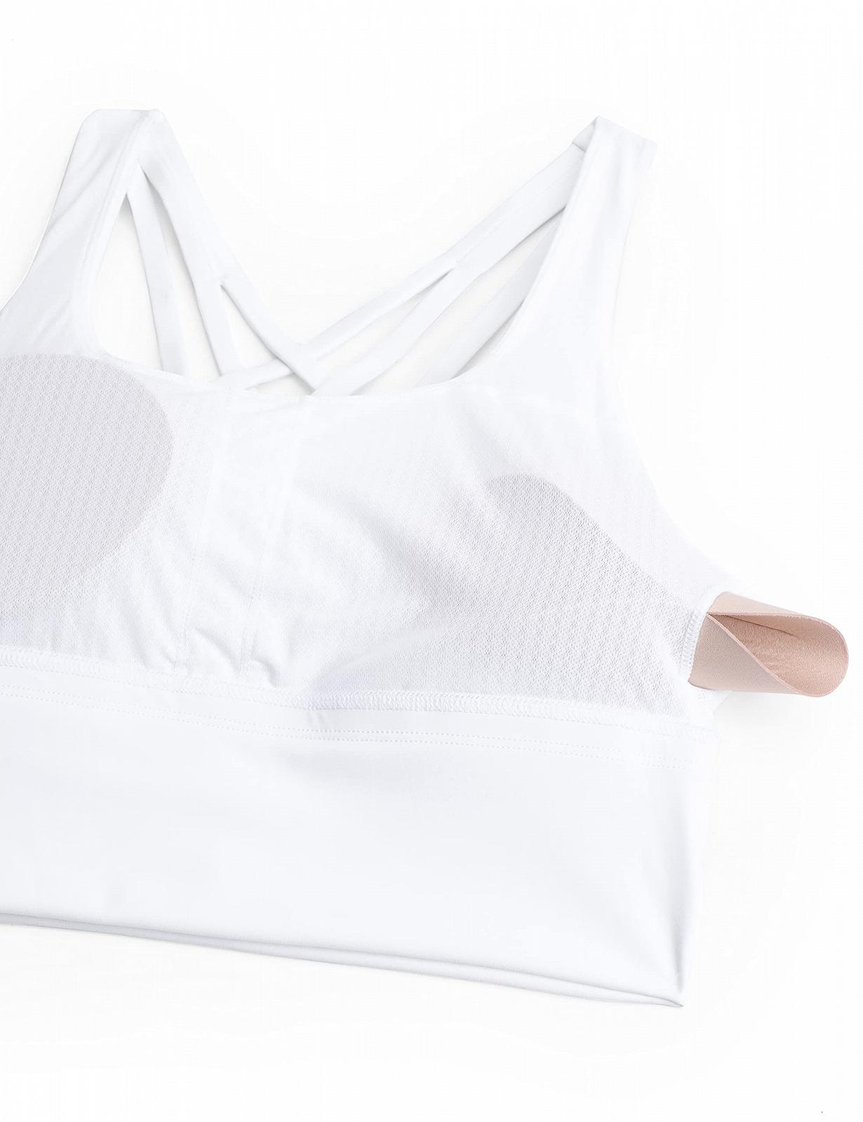 Спортивный бюстгальтер CRZ YOGA Longline Women's без косточек с вкладышами Wirefree Yoga Crop Tops, фото №4
