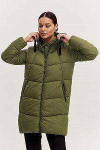 Женское зимнее стеганое пальто b.young BYBOMINA synthetic.ua - Фото 1