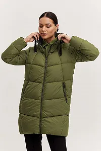 Жіноче зимове стьобане пальто b.young BYBOMINA synthetic.ua - Фото 1