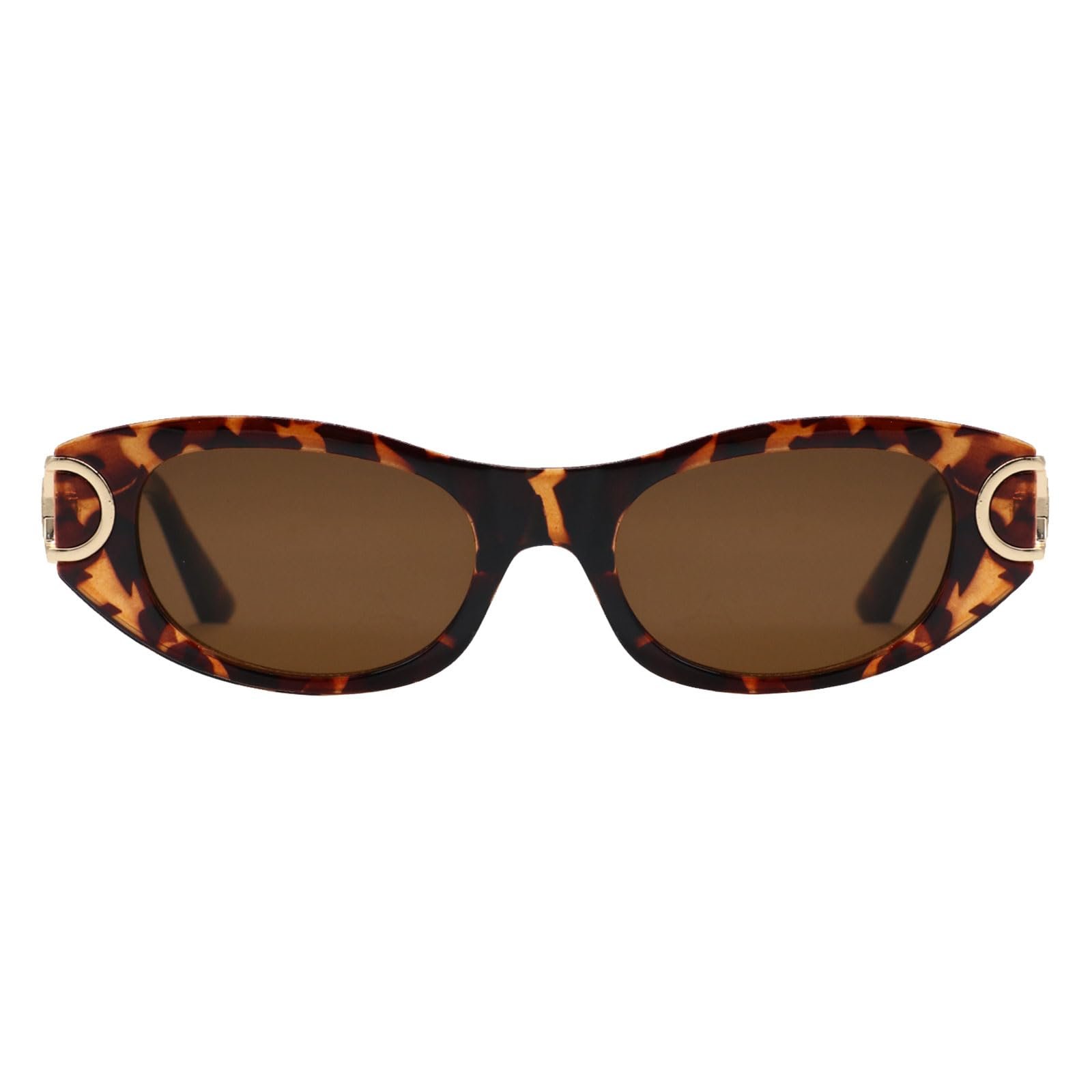 Сонцезахисні окуляри Овальні LJCZKA Ретро Жіночі Вінтажні 90-х, фото №3