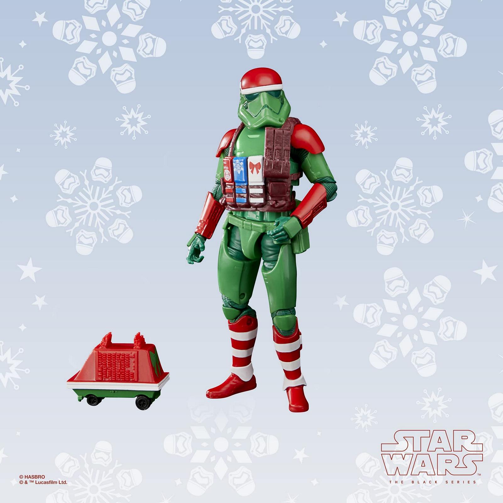 Фігурка Star Wars Black Series Штурмовик Першого Ордену (Святкове видання) та Мишачий Дроїд, 15 см, фото №3
