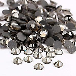 Хрустальные стразы машинной огранки (Хрусталь, SS10, 3 мм), черный бриллиант, SS6/2 мм/2880 штук - Фото 1