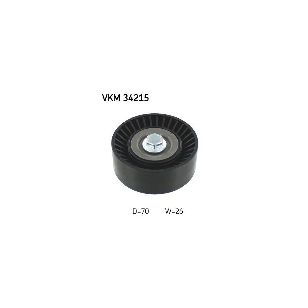 Ролик обводной/направляющий SKF VKM 34215 для FORD VOLVO, правый, фото №1