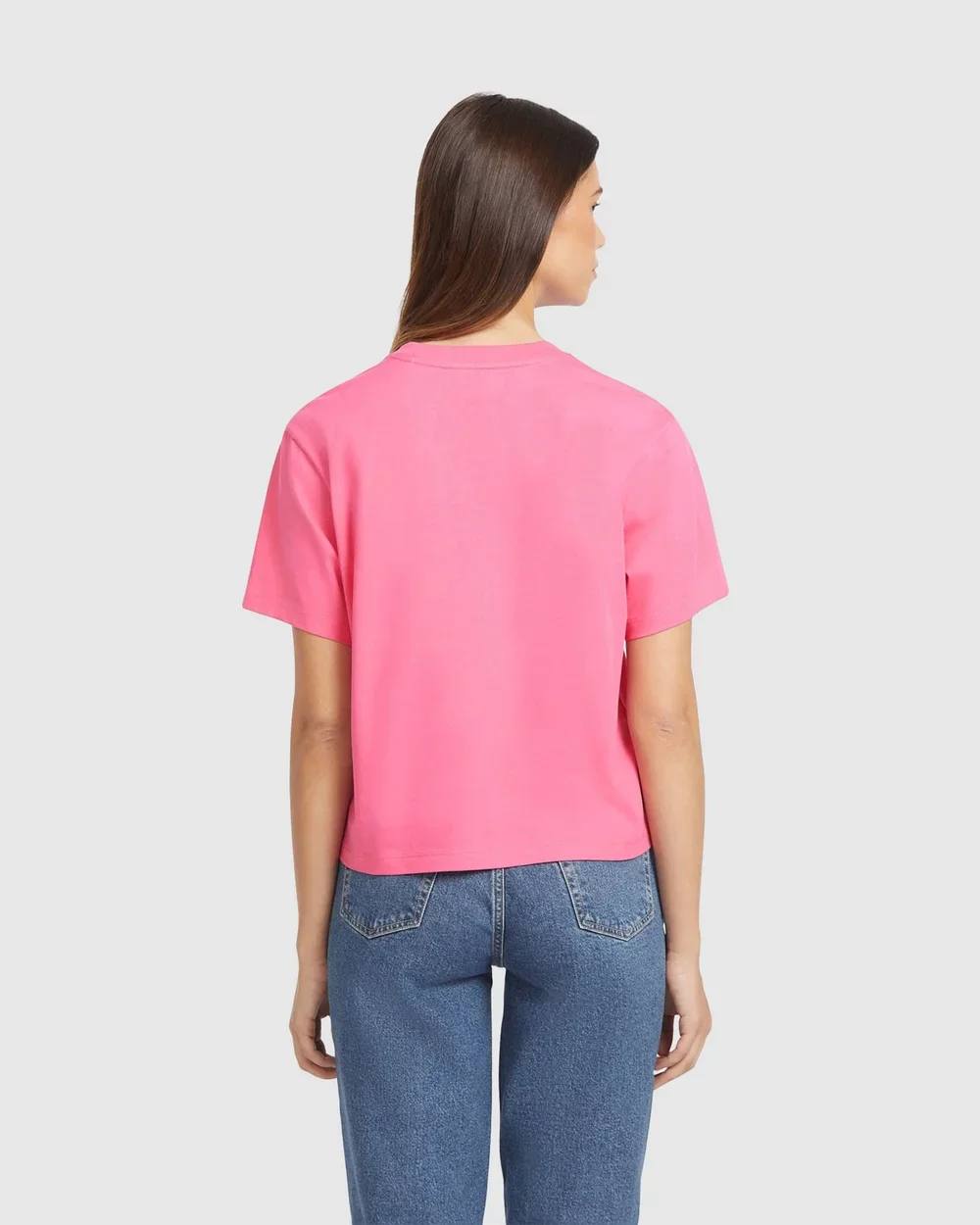 Женская футболка GUESS JEANS / Ярко-розовая / Размер S, фото №4