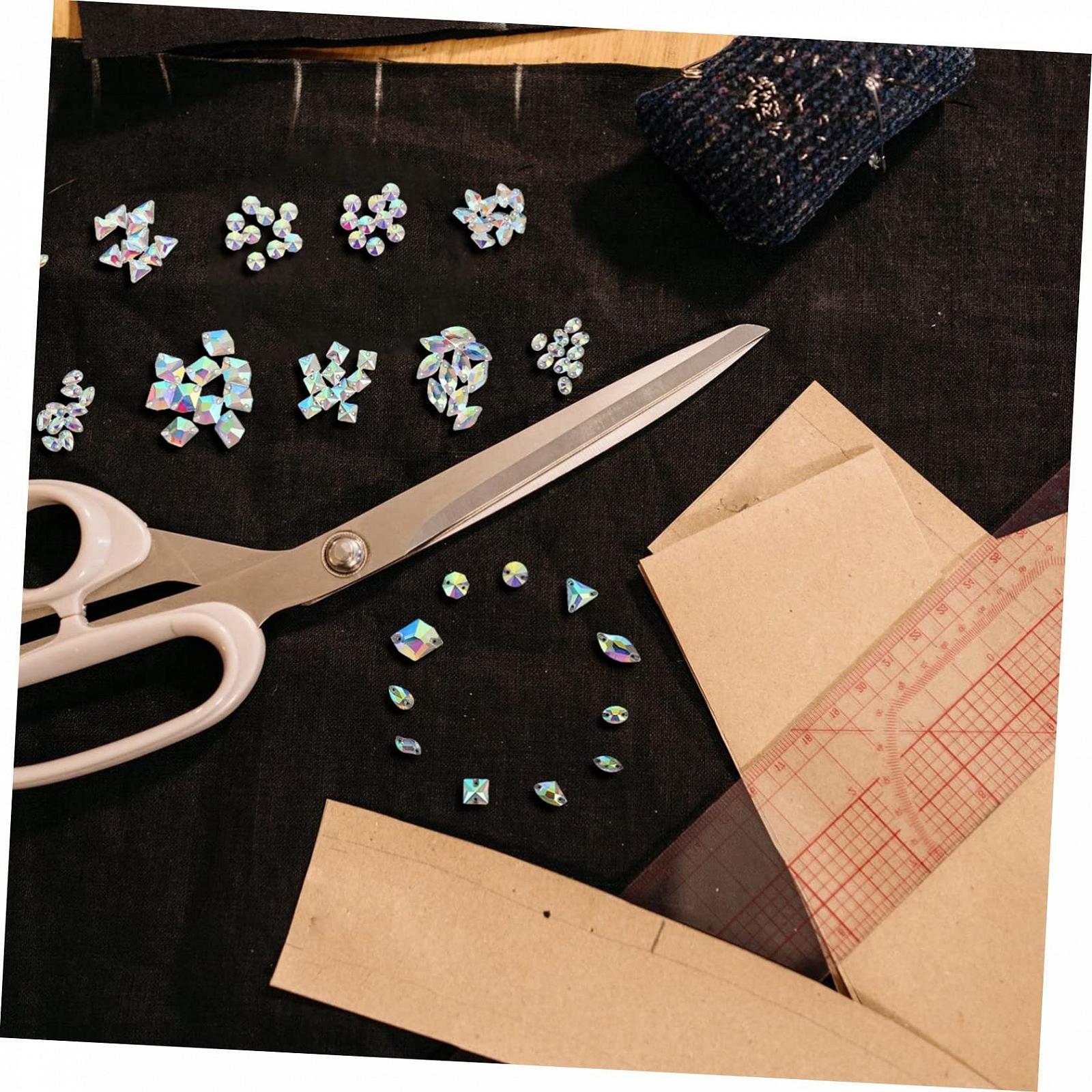 NUOBESTY 360 штук Двосторонні стрази Кристалічні намистини, фото №8